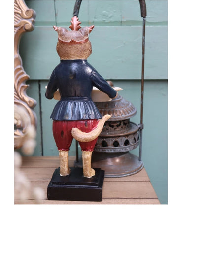 Royal Cat Ornamental Tray - Floral Fawna