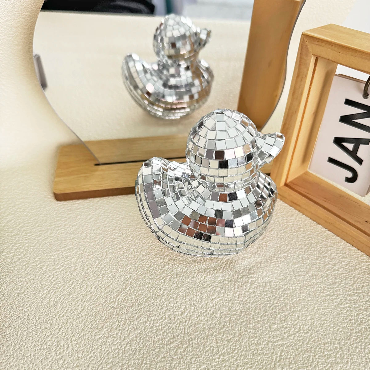 Disco Duck Ornament - Floral Fawna