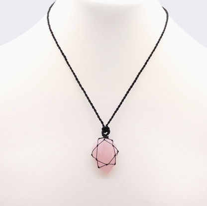 Laced Crystal Necklace