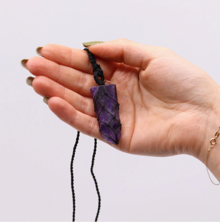 Laced Crystal Necklace