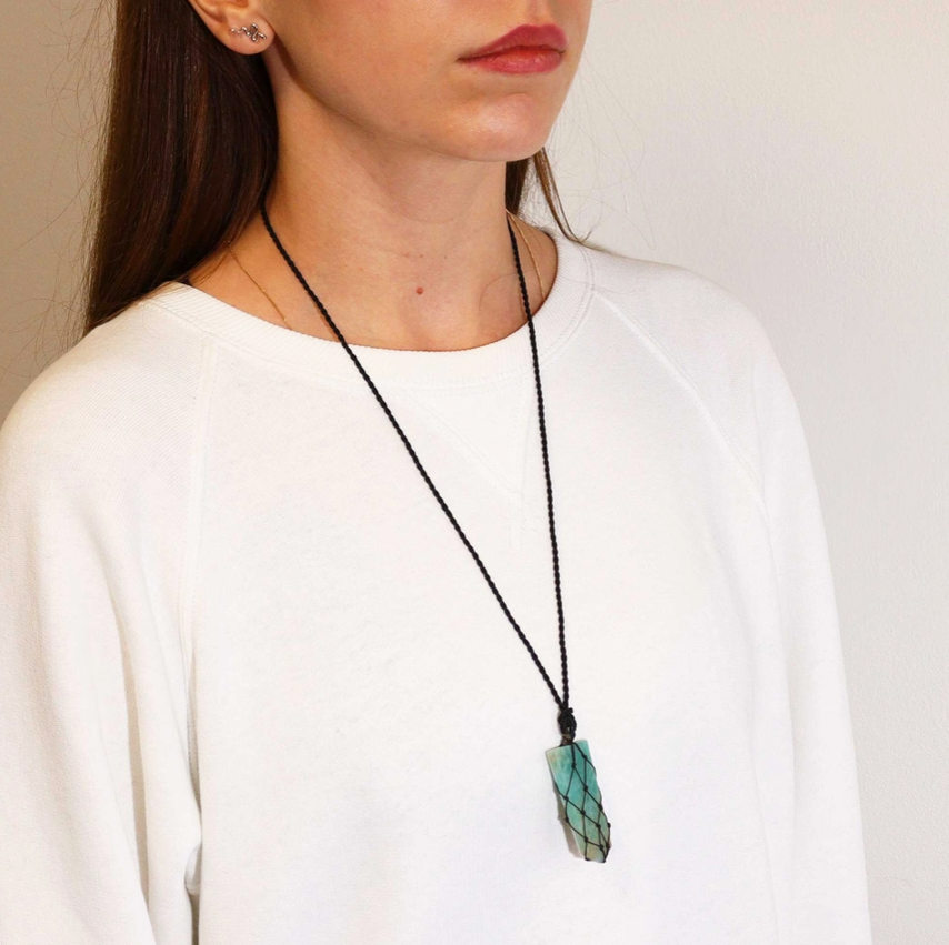 Laced Crystal Necklace