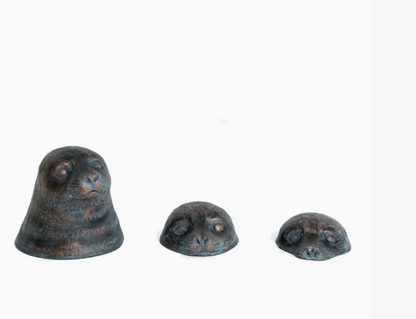 Seal Head Trio Ornaments