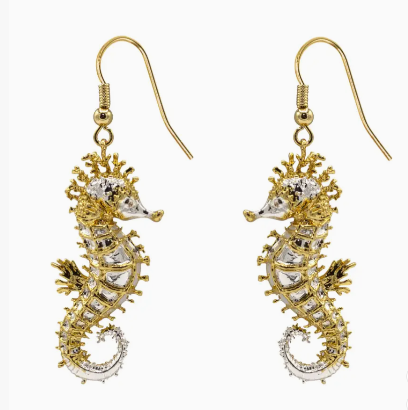 Seahorse Drop Earrings