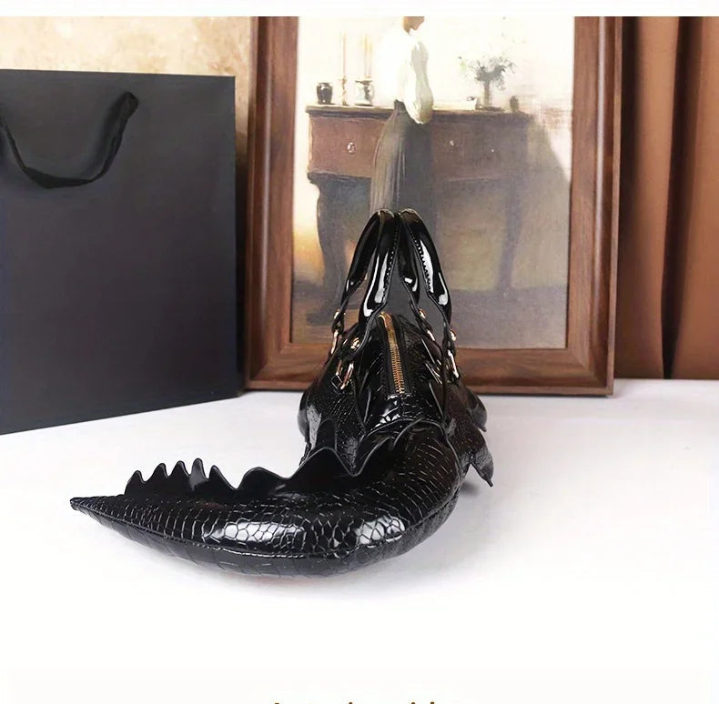 3D Alligator Crossbody Bag - Floral Fawna