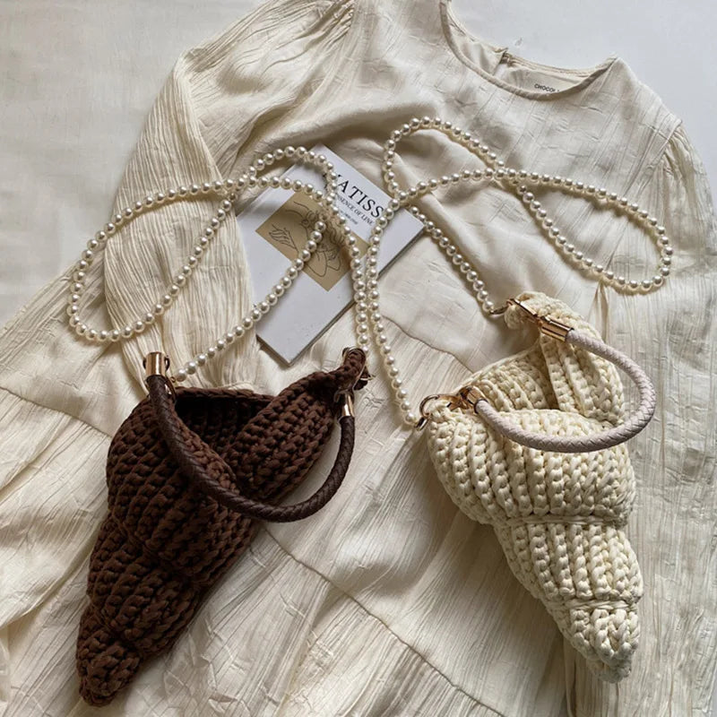 Crochet Conch Bag - Floral Fawna