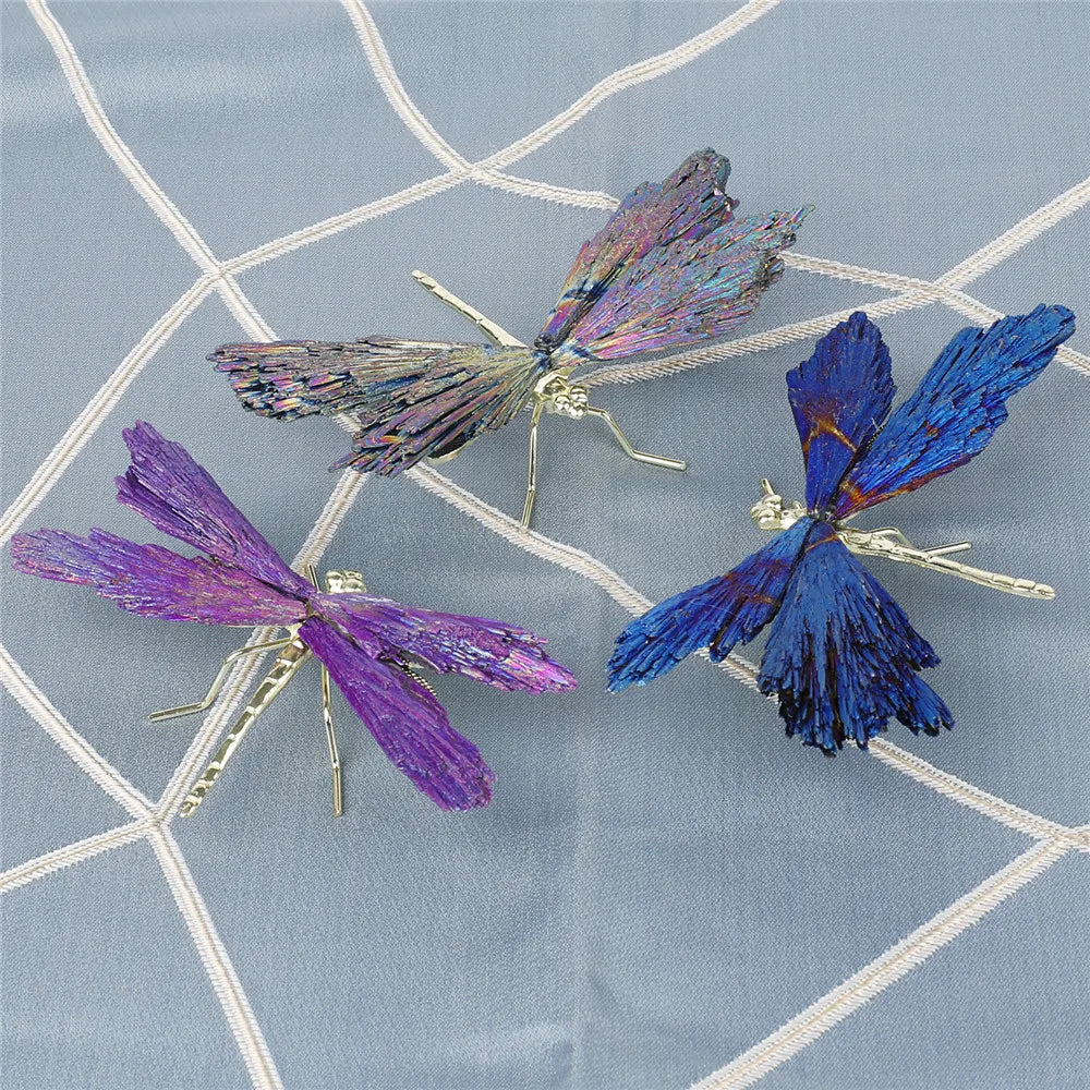 Tourmaline Dragonfly Crystal - Floral Fawna