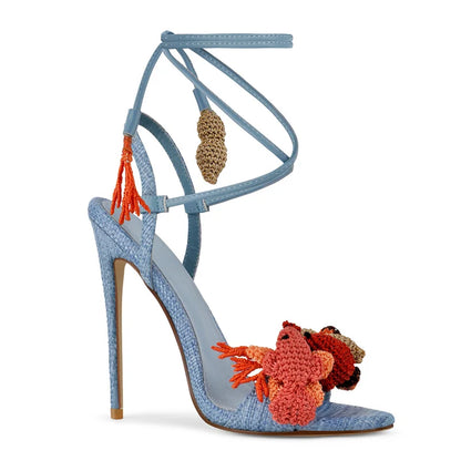 Woven Ocean Treasures Heels