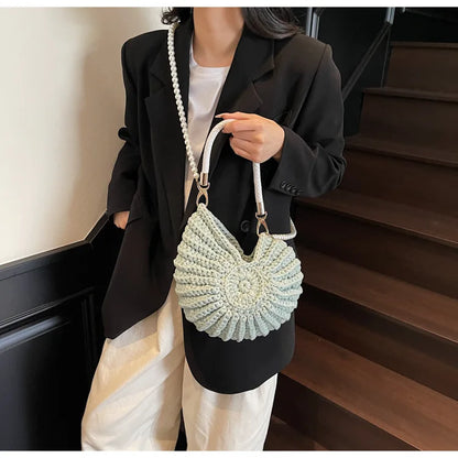 Crochet Conch Bag - Floral Fawna