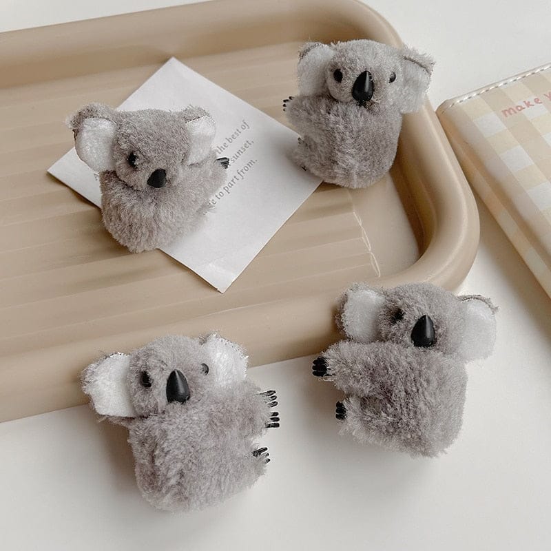 Plush Koala Hair Clip - Floral Fawna