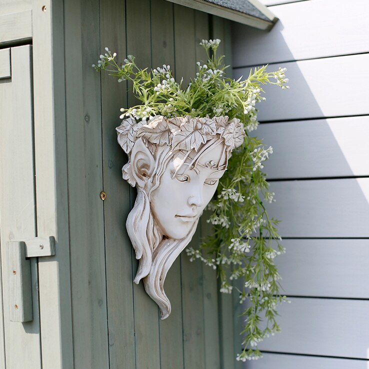 Flower Elf Wall Vase - Floral Fawna