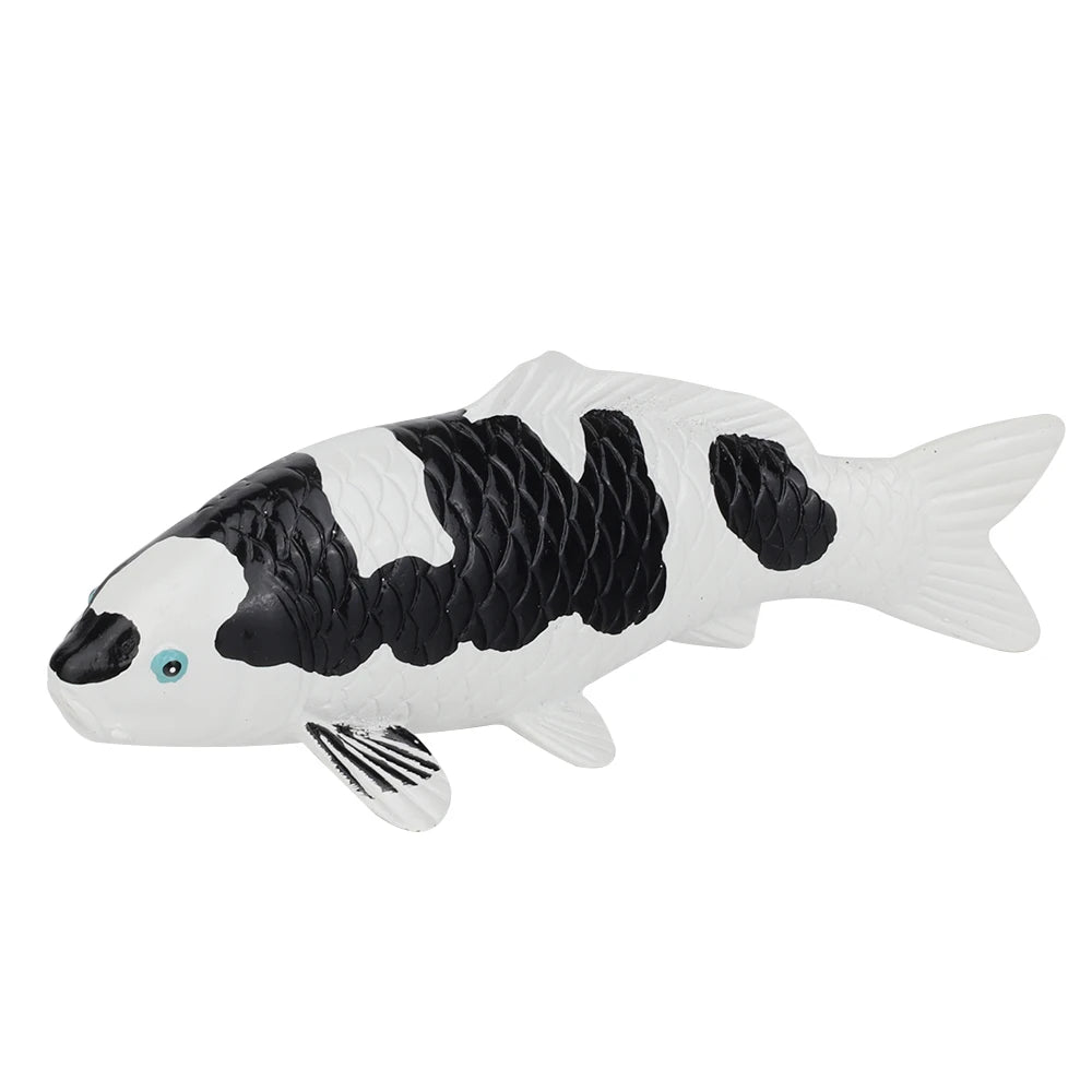 Realistic Koi Carp Sculpture - Floral Fawna