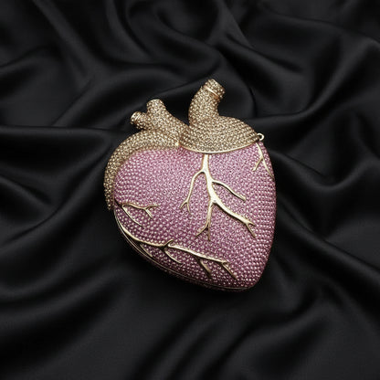 Crystal Anatomical Heart Bag