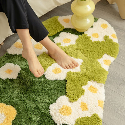 Garden Bloom Shaggy Rug - Floral Fawna