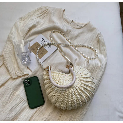 Crochet Conch Bag - Floral Fawna