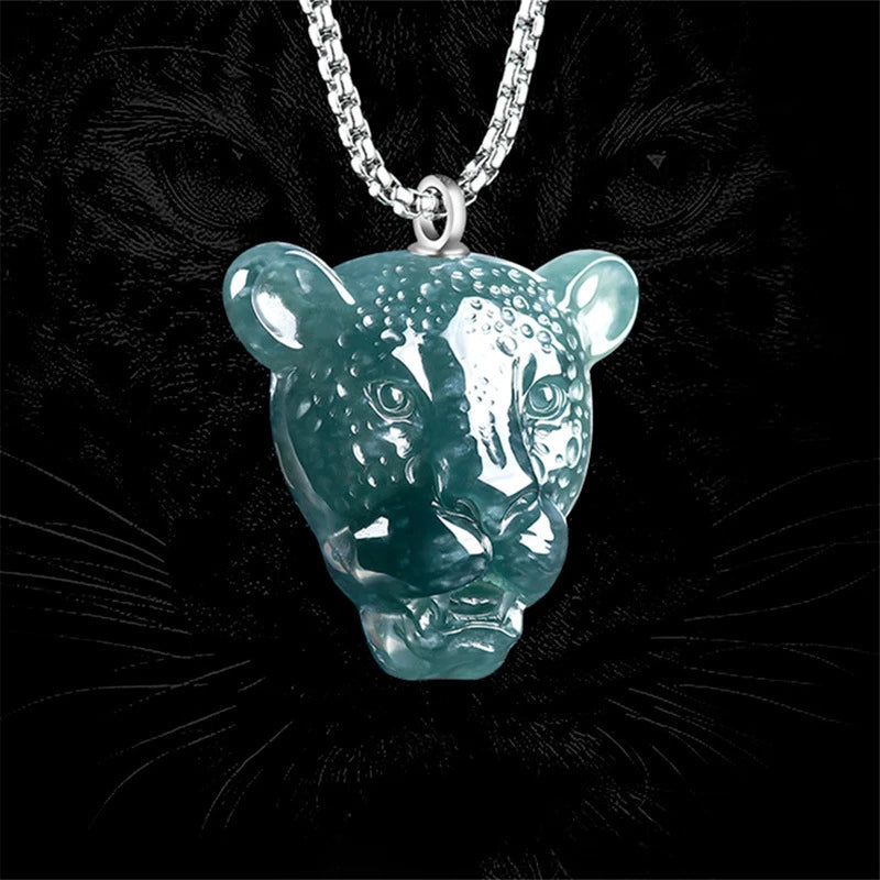 Jade Leopard Necklace - Floral Fawna