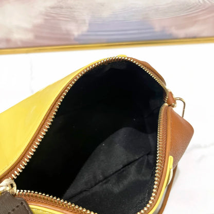 Dachshund In Rain Coat Crossbody Bag - Floral Fawna