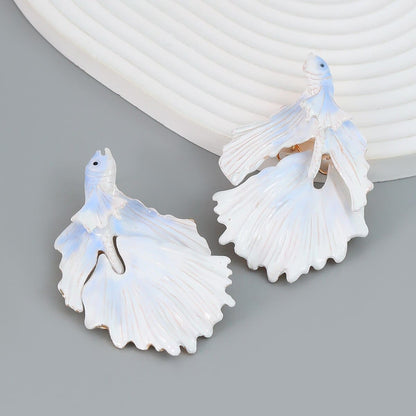 Betta Fish Earrings - Floral Fawna