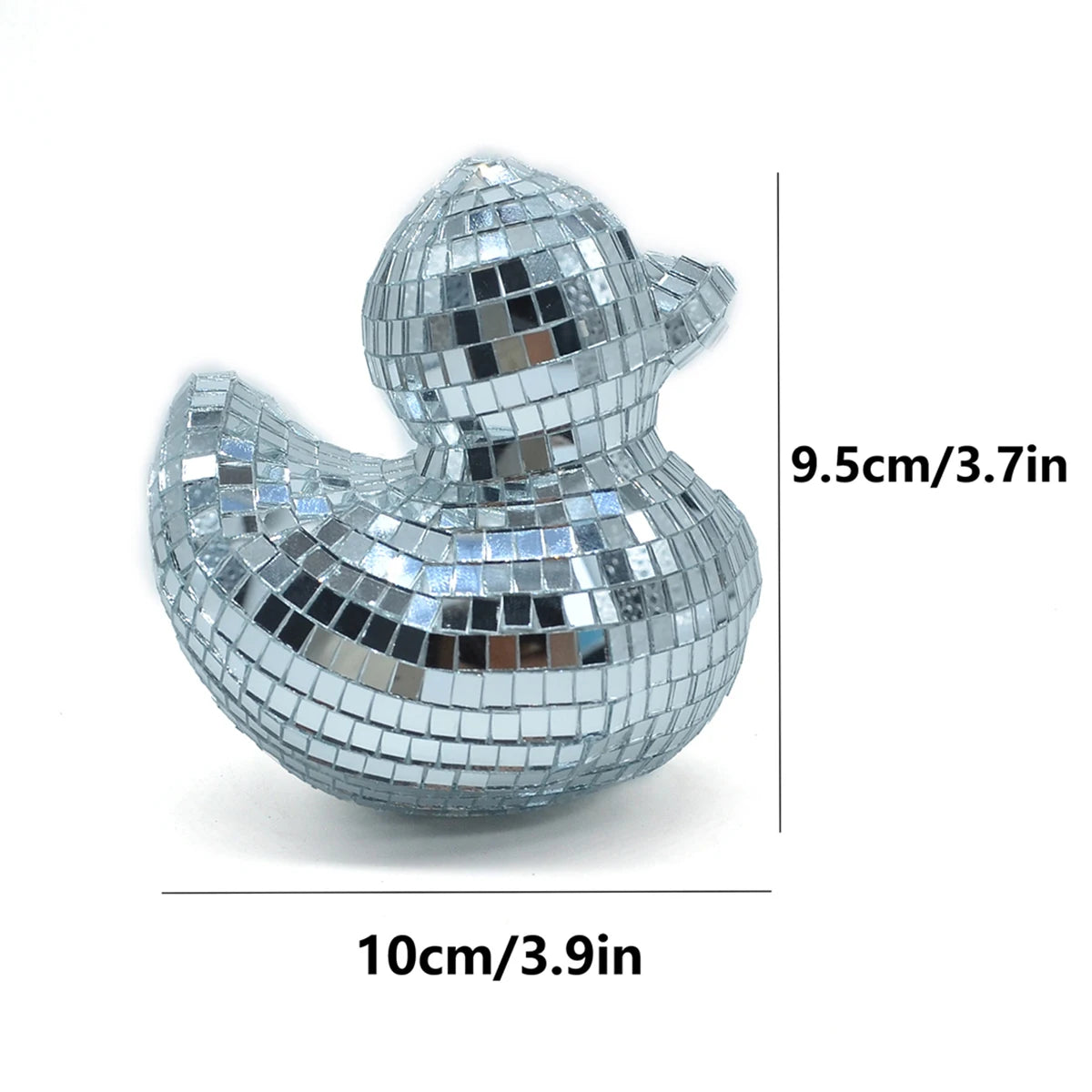 Disco Duck Ornament - Floral Fawna