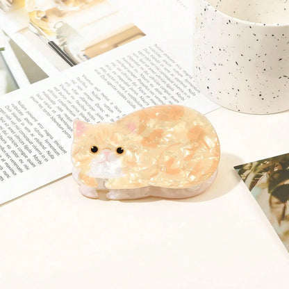 Cat Hair Claw Clips - Floral Fawna