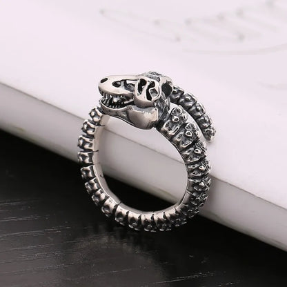 Sterling Silver T-Rex Ring