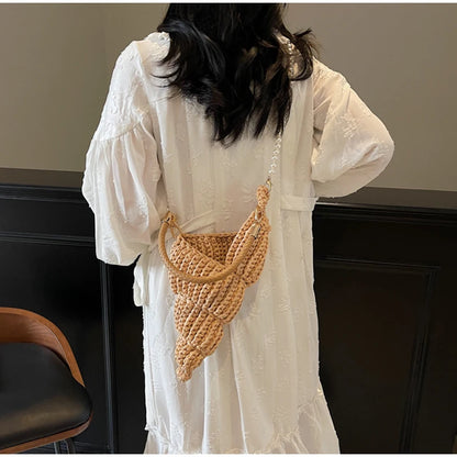 Crochet Conch Bag - Floral Fawna