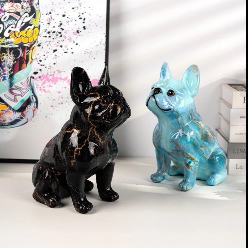 Abstract French Bulldog Statue