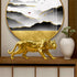 Gold Tiger Figurine - Floral Fawna