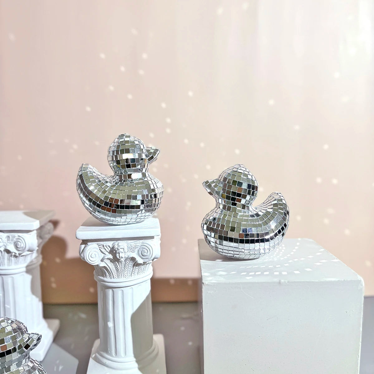 Disco Duck Ornament - Floral Fawna