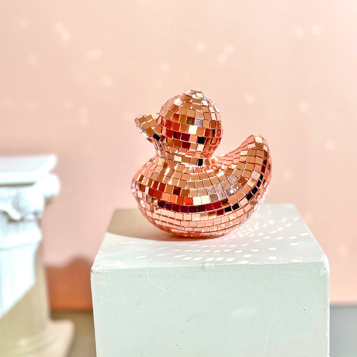 Disco Duck Ornament - Floral Fawna