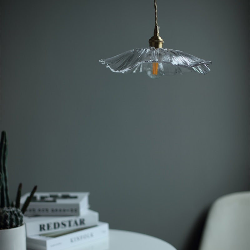 Glass Flower Pendant Light - Floral Fawna