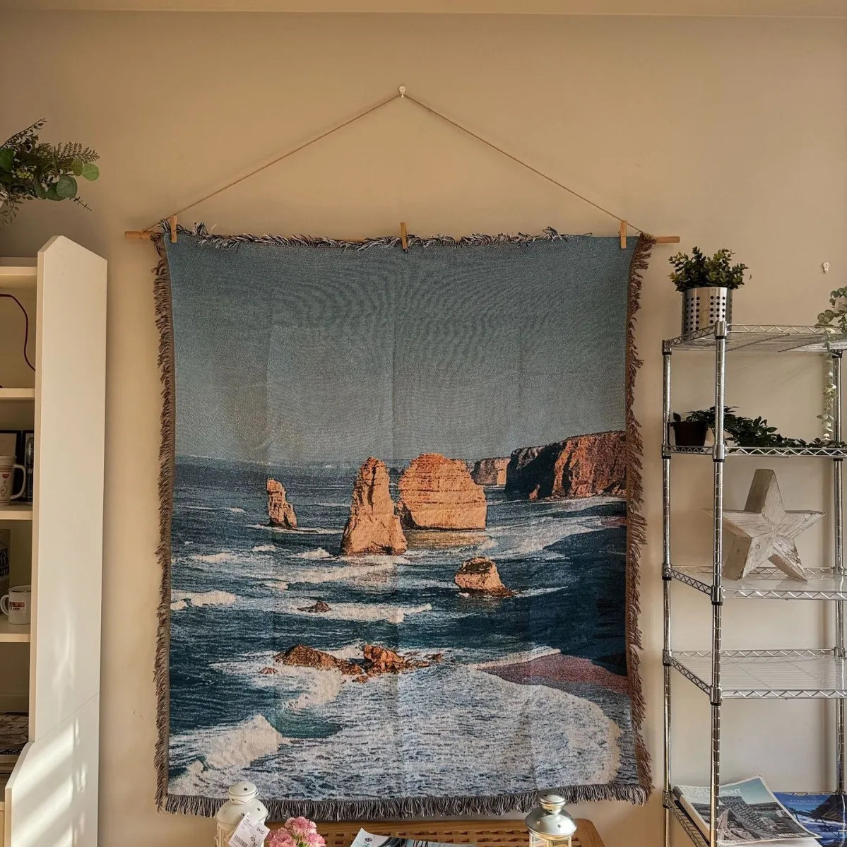 Winter Landscape Tapestry Throw