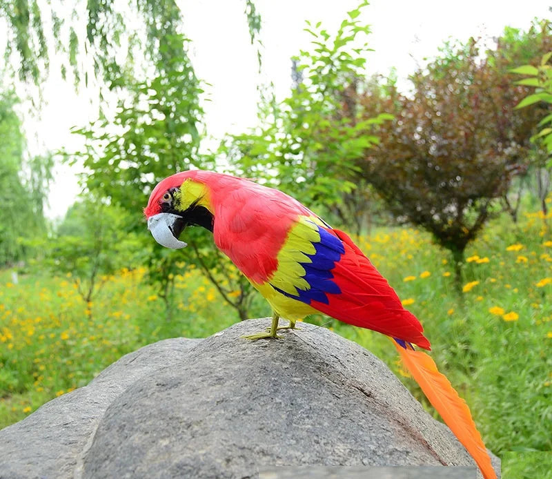 Realistic Parrot Sculpture