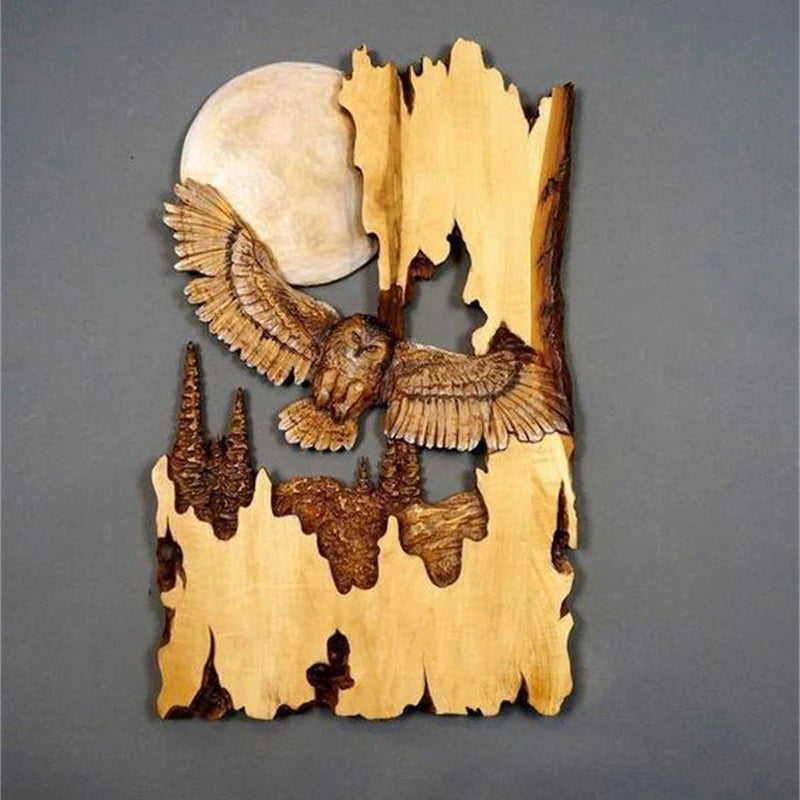 Wooden Animal Wall Plaque