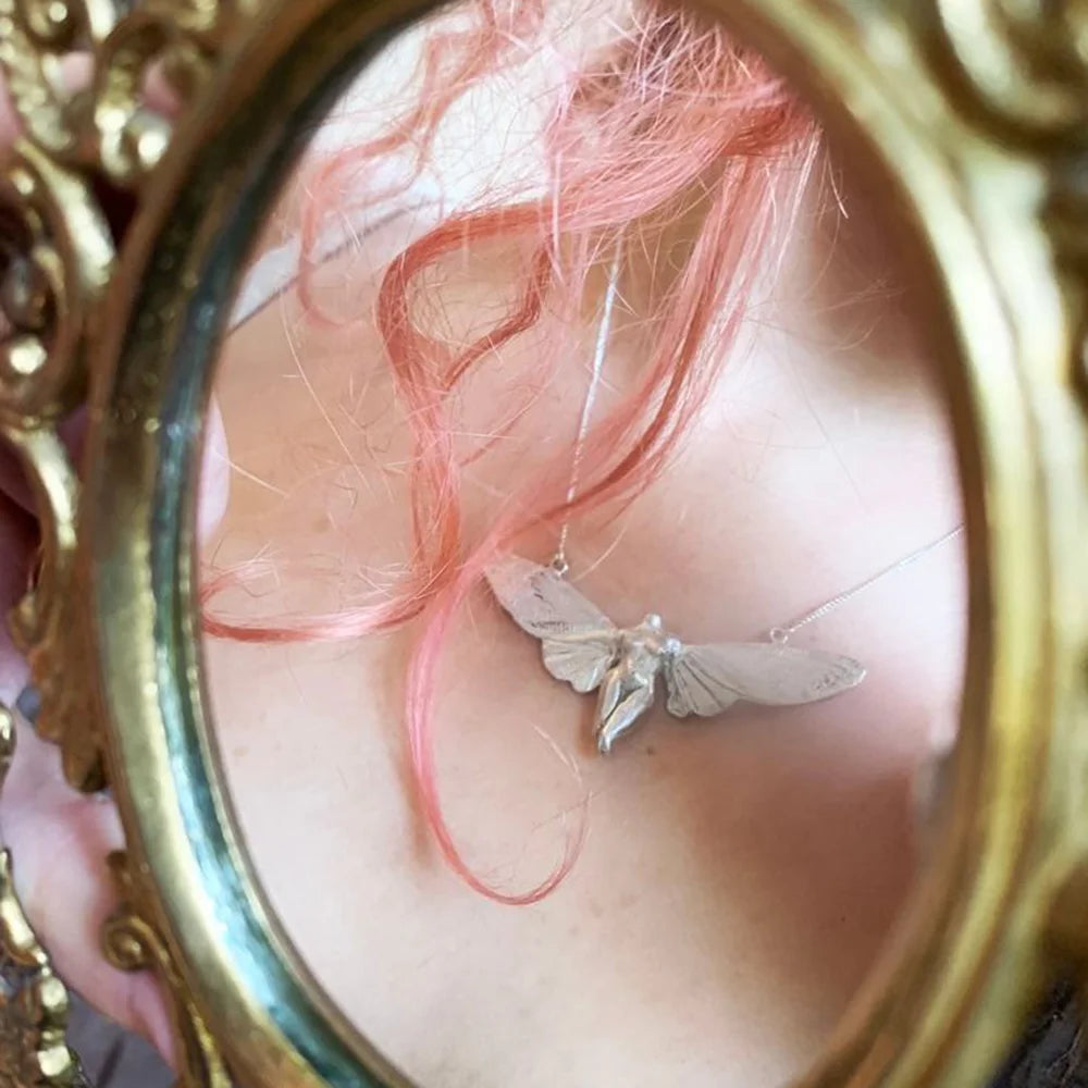 Ethereal Angel Necklace - Floral Fawna