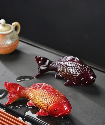 Colour-Changing Koi Ornaments - Floral Fawna