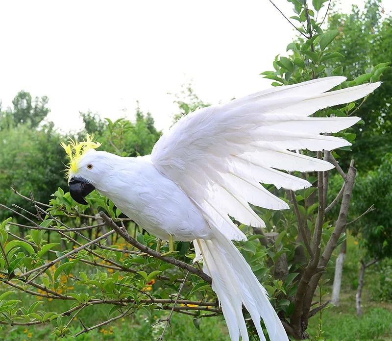 Realistic Parrot Sculpture