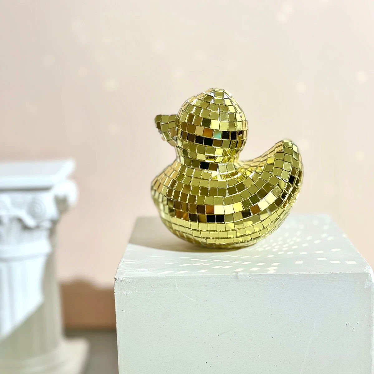 Disco Duck Ornament - Floral Fawna