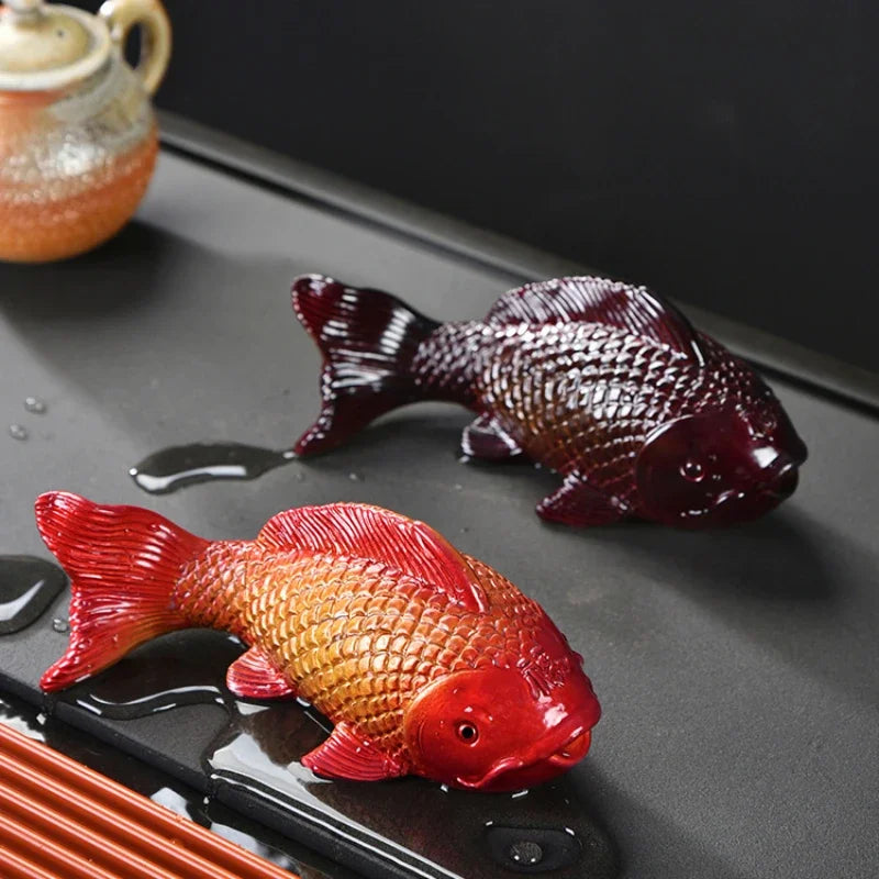 Colour-Changing Koi Ornaments - Floral Fawna