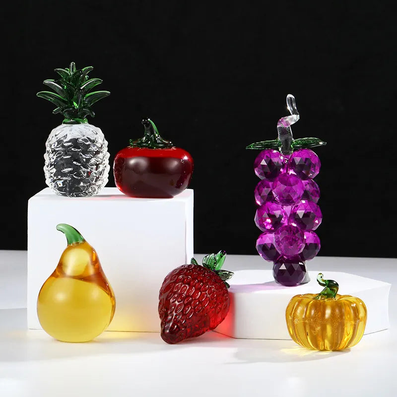 Crystal Fruit Ornament - Floral Fawna