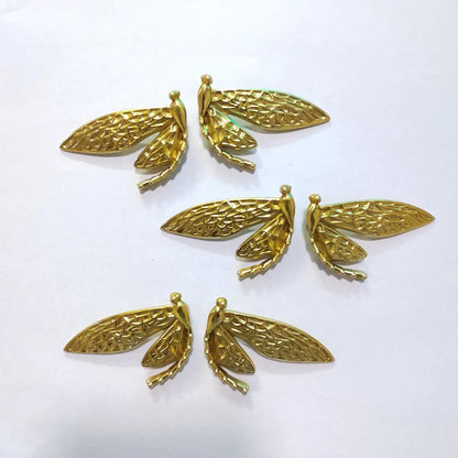 Dragonfly Brass Cabinet Handle