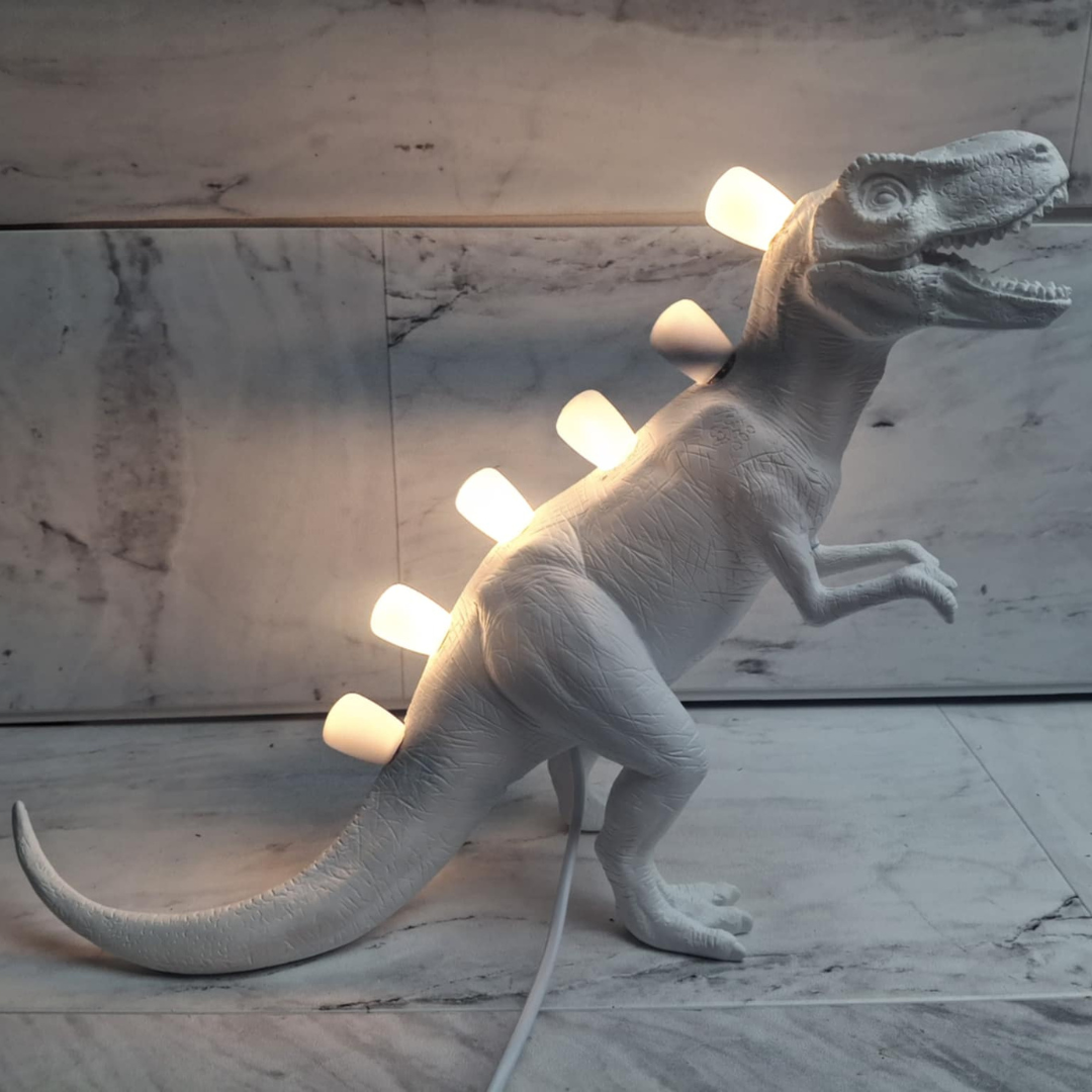 Dinosaur Table Lamp - Floral Fawna
