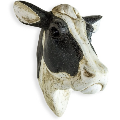 Cow Wall Head Hanging - Floral Fawna
