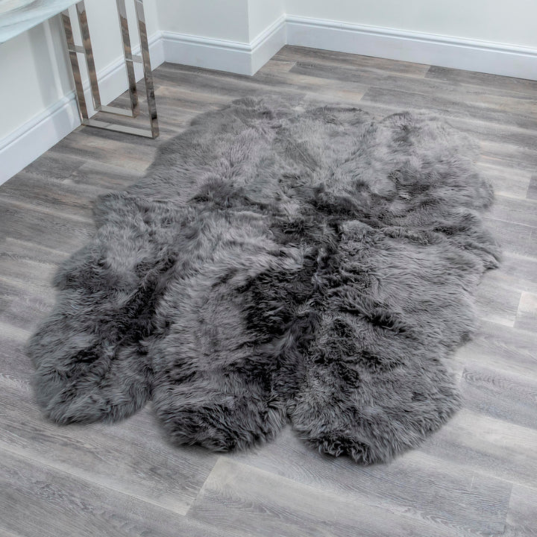 New Zealand Sheepskin Rug - Floral Fawna