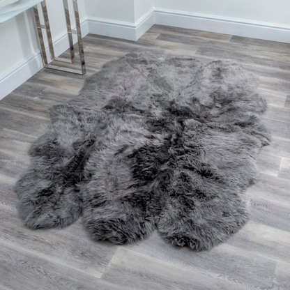 New Zealand Sheepskin Rug - Floral Fawna