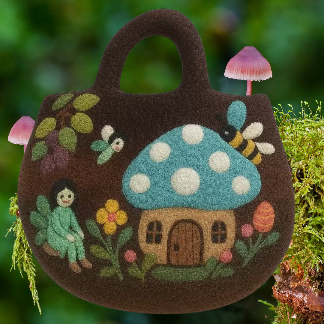 Felt Garden Grab Bag - Floral Fawna