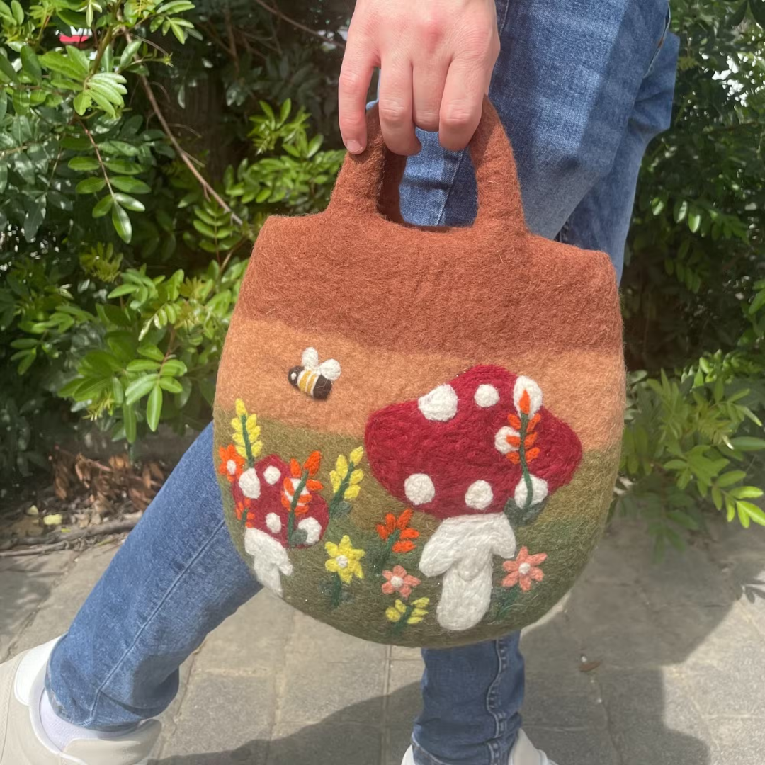 Felt Garden Grab Bag - Floral Fawna