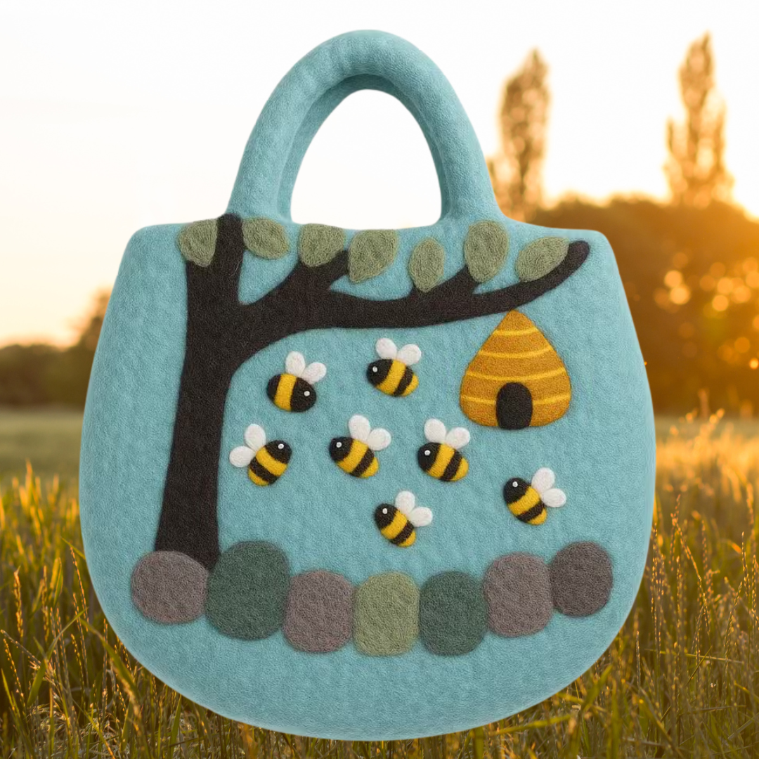 Felt Garden Grab Bag - Floral Fawna