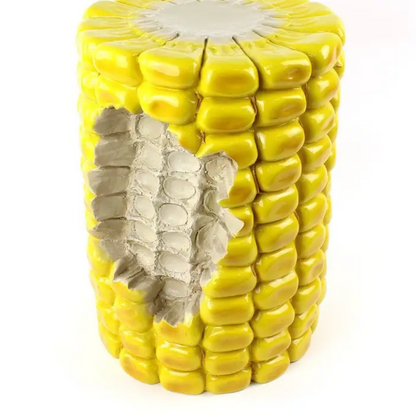 Food Resin Stool - Floral Fawna