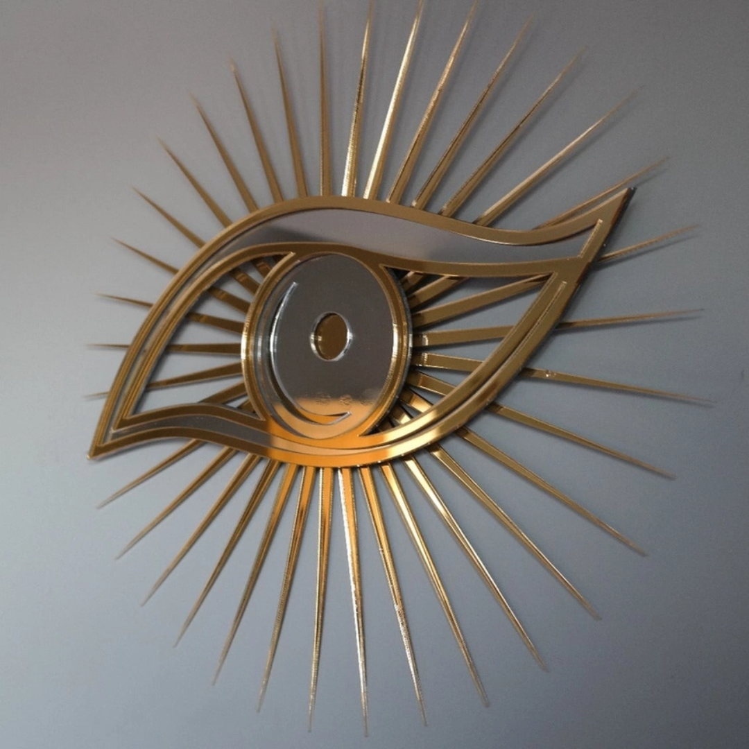 All Seeing Eye Mirror - Floral Fawna