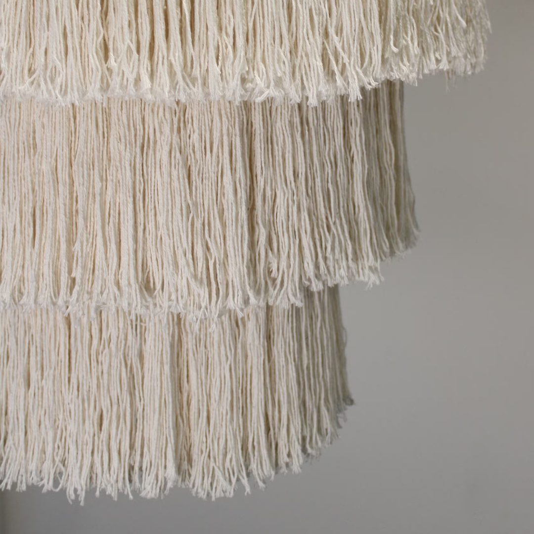 Natural Macrame Chandelier - Floral Fawna